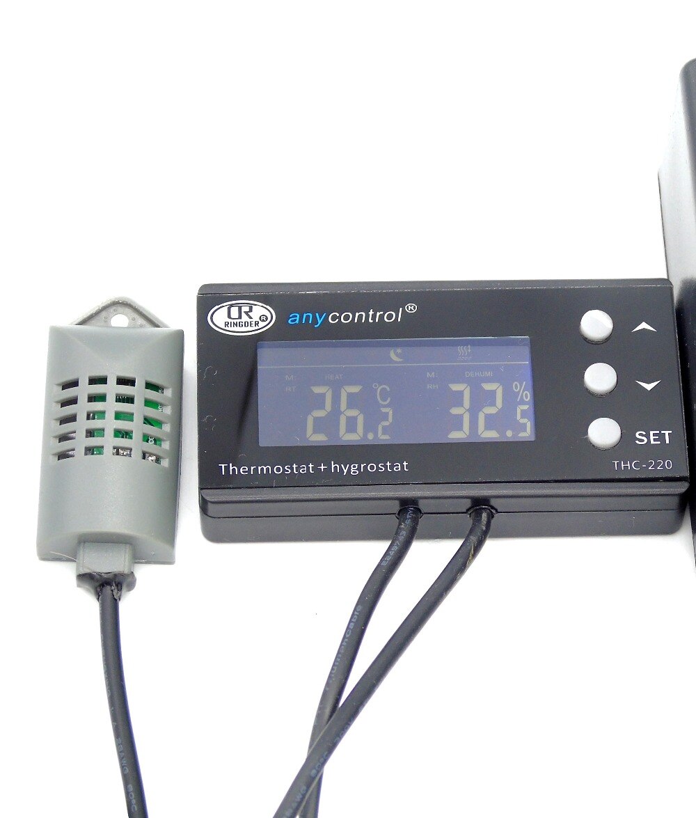 220V10A EU VS AU UK Plug digitale thermostaat temperatuur controller voor incubator reptiel groene huis