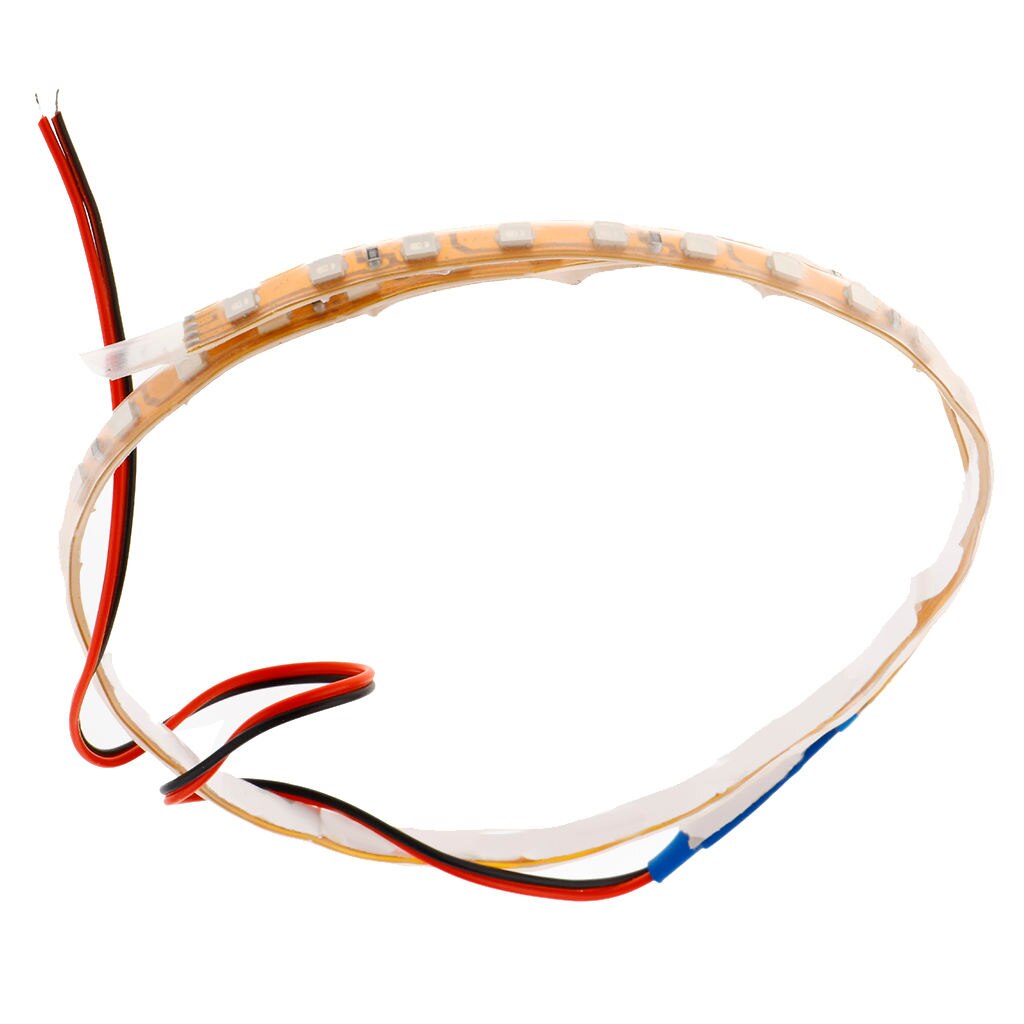 Motorcycle LED Strip Light Kit 45cm Flexible Multi-Color Neon Light Bar