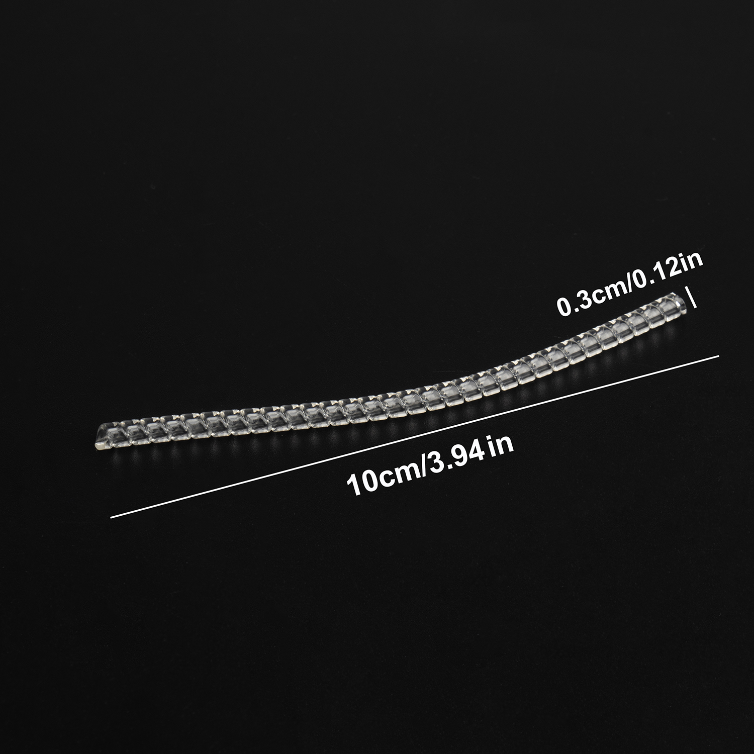 Anillo de ajuste, herramientas reductoras de tamaño Invisible, anillos con resorte en espiral, ajuste de tensor transparente, herramienta de redimensionado, protector de joyería: Rojo