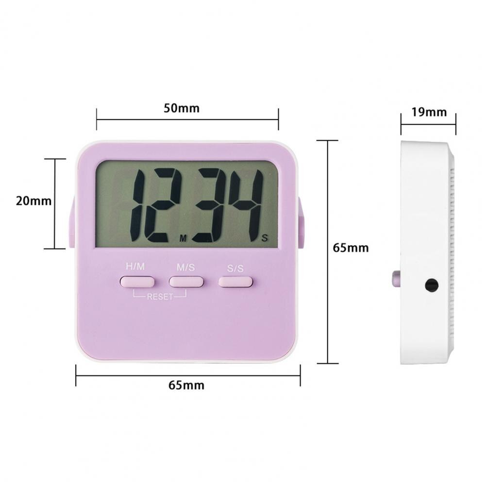 Electronic LED Digital Kitchen Electronic Timer Countdown Medicine Reminder Kitchen Timer Multi-functional Countdown Alarm Timer