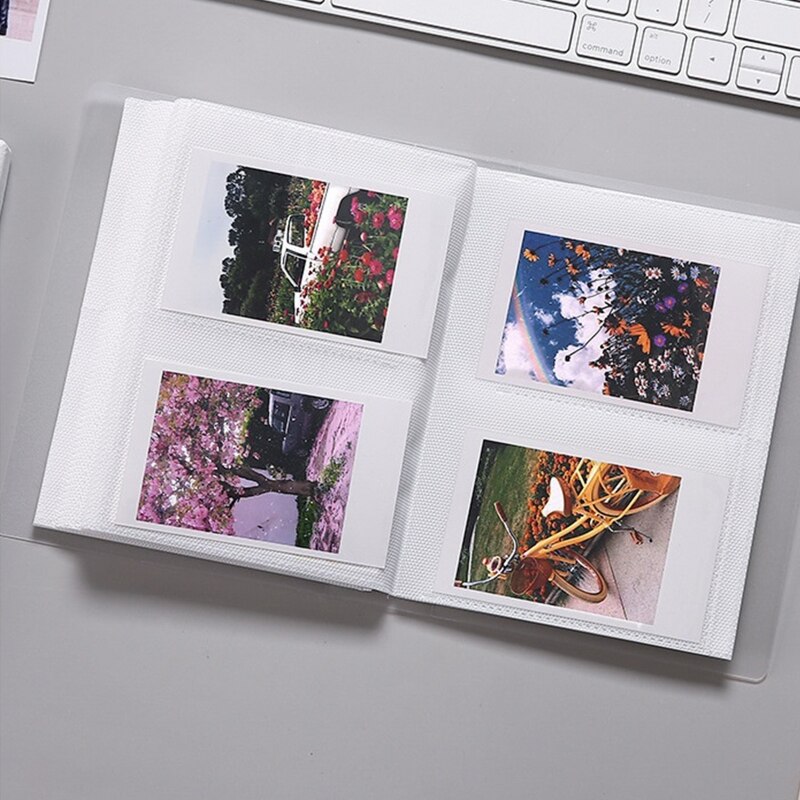 Mini Pockets Photo Album 3 Inch 80/120/220 Sheet Photo Small Card for Outdoor Traveling Train Ticket Name Card Albums