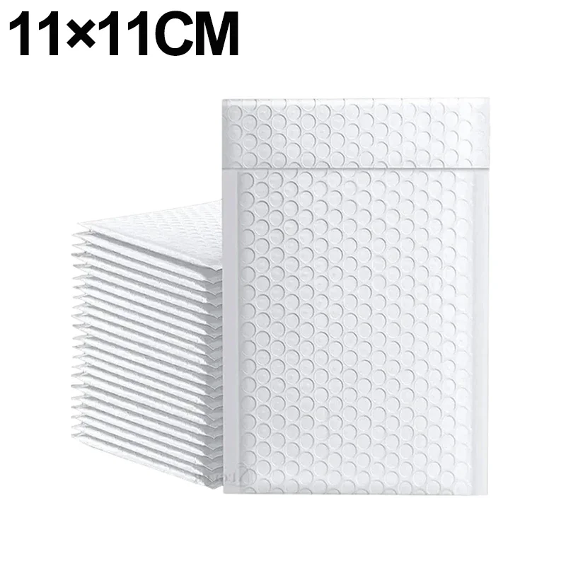 10-50 Stuks Multi-Size Witte Bubble Enveloppen Zak Dikker Waterdicht Schuim Bubble Envelop Zakken Zelfzegel Verpakking Zakken: M / Licht Geel