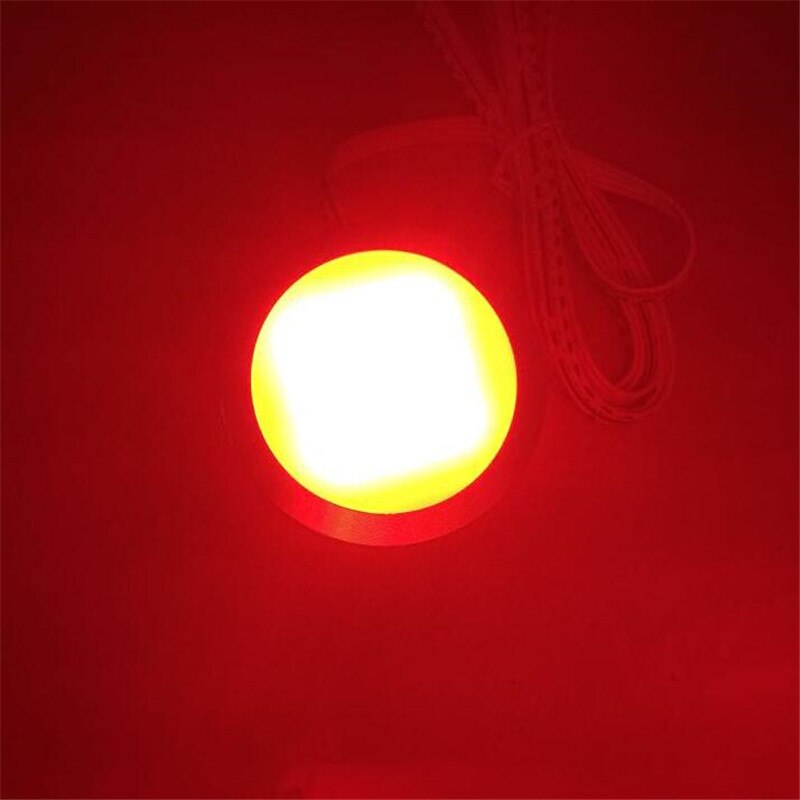Ledet under skap lys downlight spotlights kit med rf fjernkontroll dimbar rgb for hjemmekjøkken benkeskap belysning