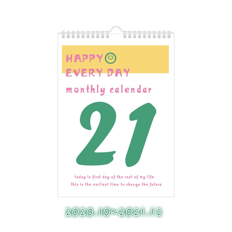 .10.12 Wall Calendar Personality Decoration Work N... Grandado