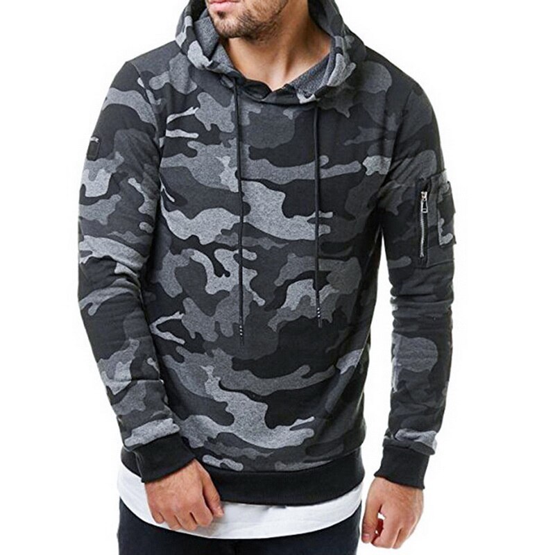 Vertvie camouflage hoodies herr sweatshirt herr camo hoody hip höst vinter hoodie herrkläder