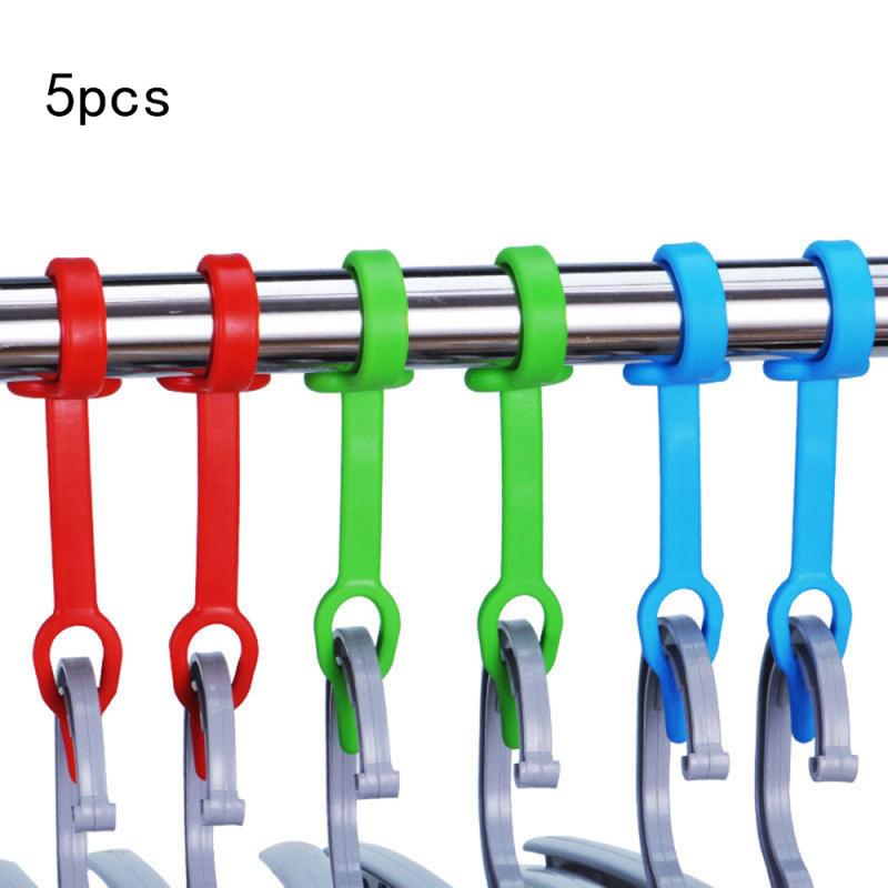 Multifunctional Windproof Plastic Coat Hanger Hooks Flexible Clothes ...