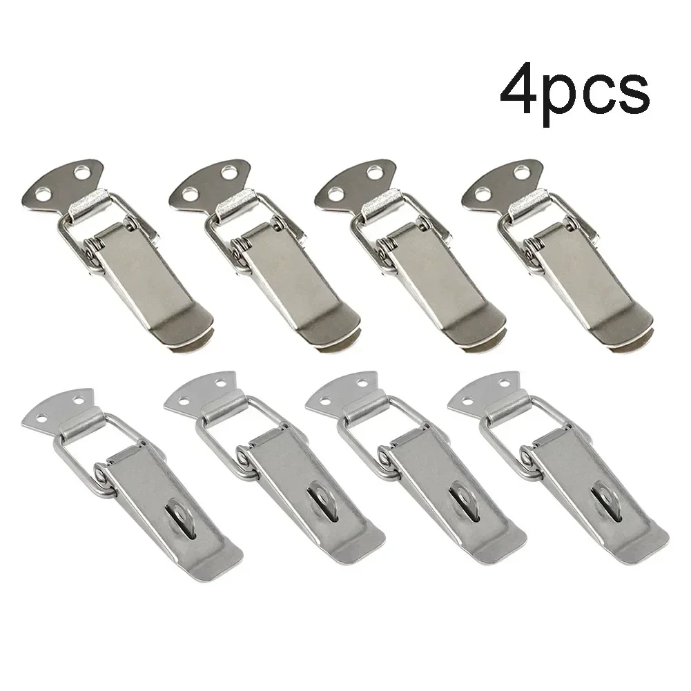 4 st Klink Catch Ijzeren Kast Dozen Hasp Toolbox Toggle Lock Hasp Toggle Latch Mini Klemmen Doos Sluiting Gesp Kofferbak klink Vangsten