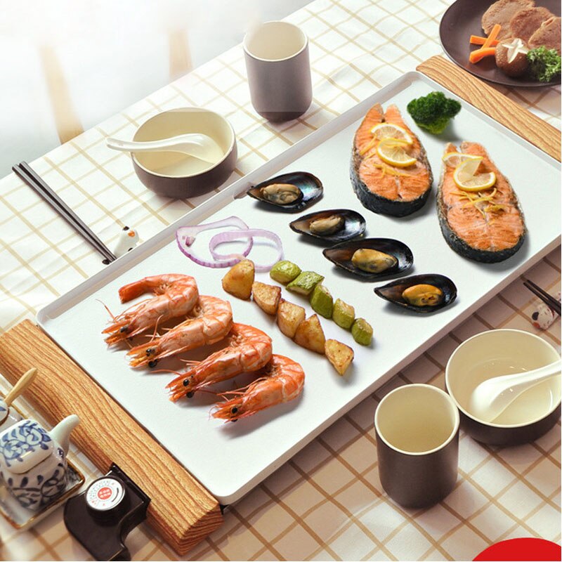 Electric Heating BBQ Household Grill Smokeless Barbecue Machine Meat Machine Electric Oven