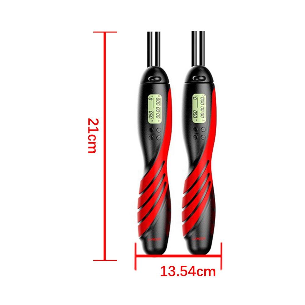 2 In 1 Adjustable Digital Counting Jump Rope With Ball Bearings Calorie Counter Indoor and Outdoor Multi-purpose Skipping Rope