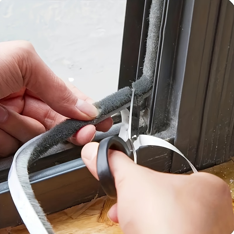 33 voet langdurige grijze zelfklevende tochtstrips voor deuren en ramen - geluiddicht, spleetvast, energiezuinig, te i