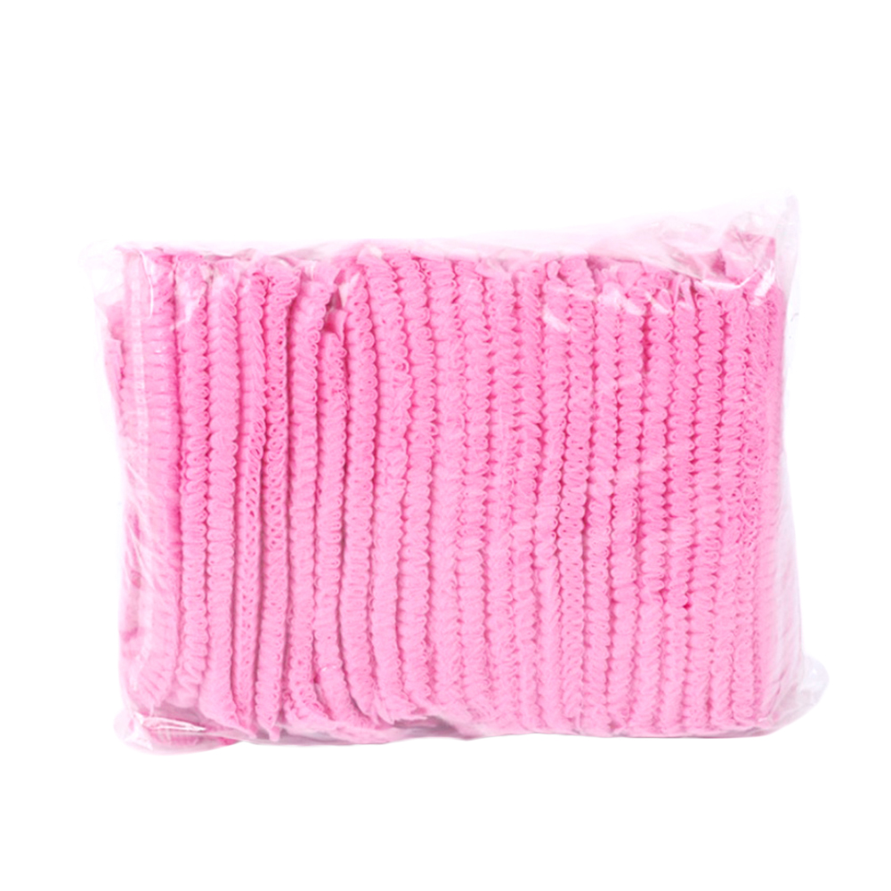 Protection Mushroom Cap 50x Non-Woven Disposable Shower Caps SPA Hair Salon Beauty Anti Dust Bath Hat Beauty Salon Cap