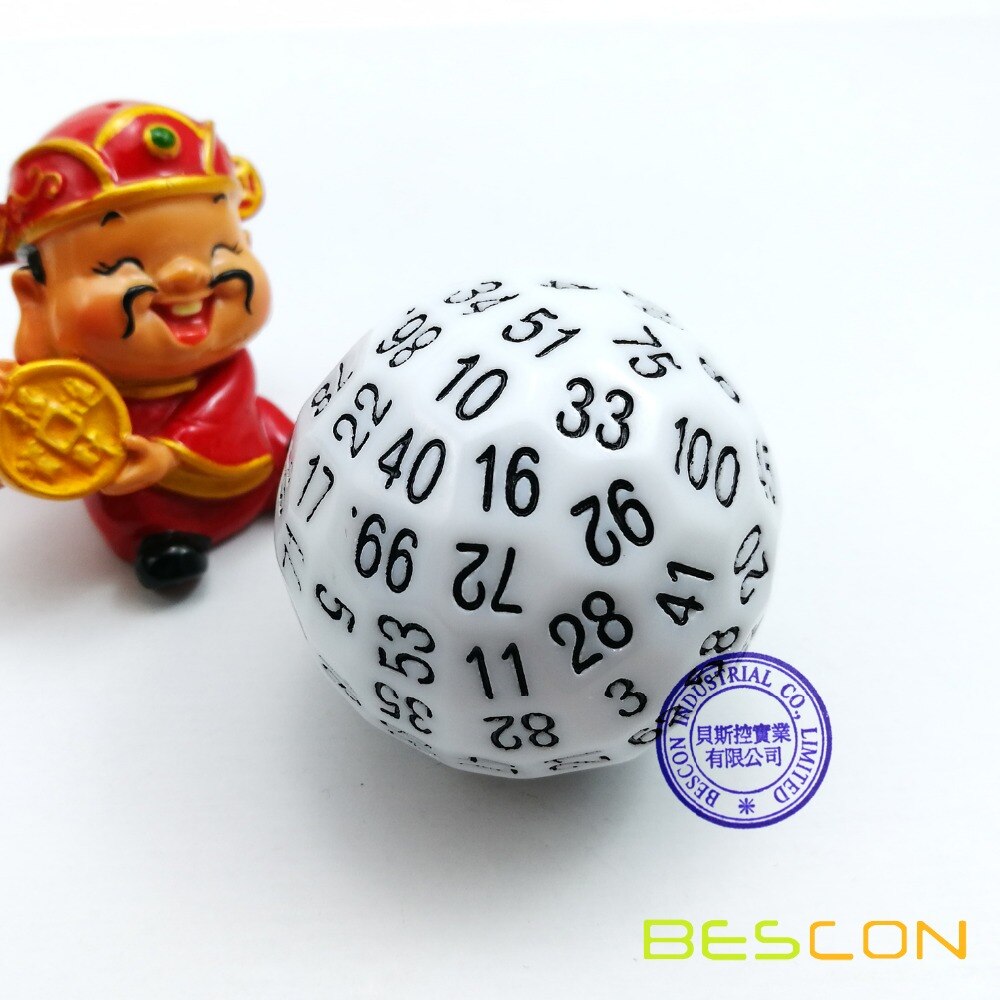 Bescon Polyhedral Dice 100 Sides Dice, D100 die, 1... – Vicedeal