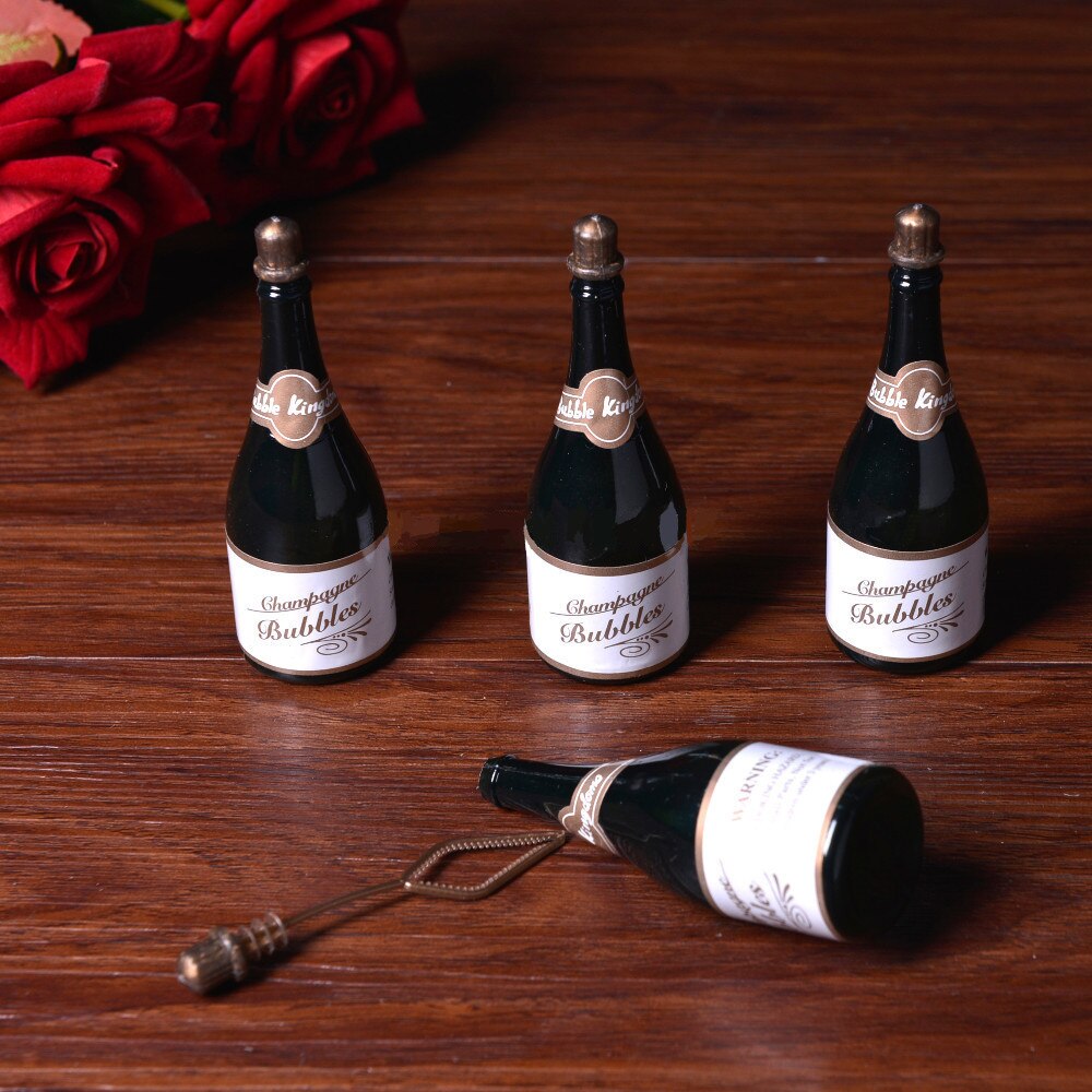 20 Pcs Mini Champagne Bubbles Empty Bottle Wedding Favors Reception Year