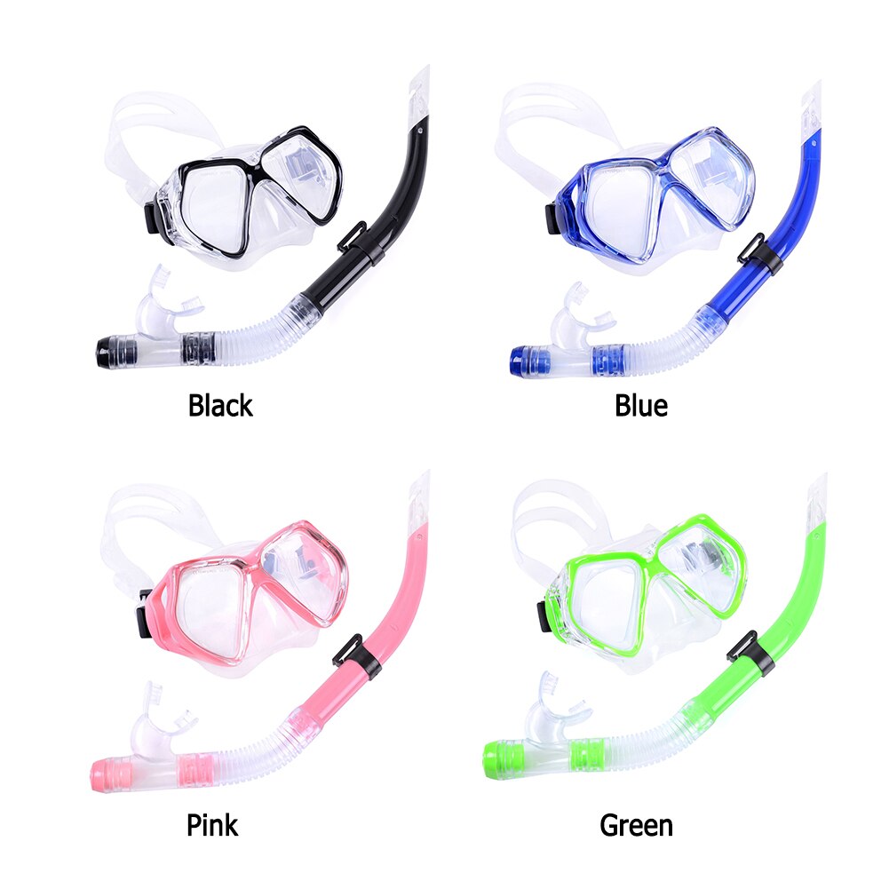 Snorkel Swimming Mask Diving Anti-Fog Scuba Set Adult Underwater Goggles Glasses Swimming Pool Equipment