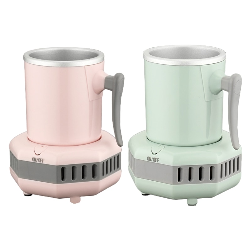 Smart Cooling Cup Desktop Cold Drink Machine Home Office Table Cooler Mug Holder Tumbler Cooling Beverage Drinks Can