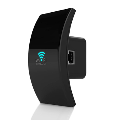 Wireless WiFi Repeater WiFi Extender 300M WiFi Booster Wi Fi Amplifier Signal Long Range Wi-Fi Repeater Access Point Repiter: Black