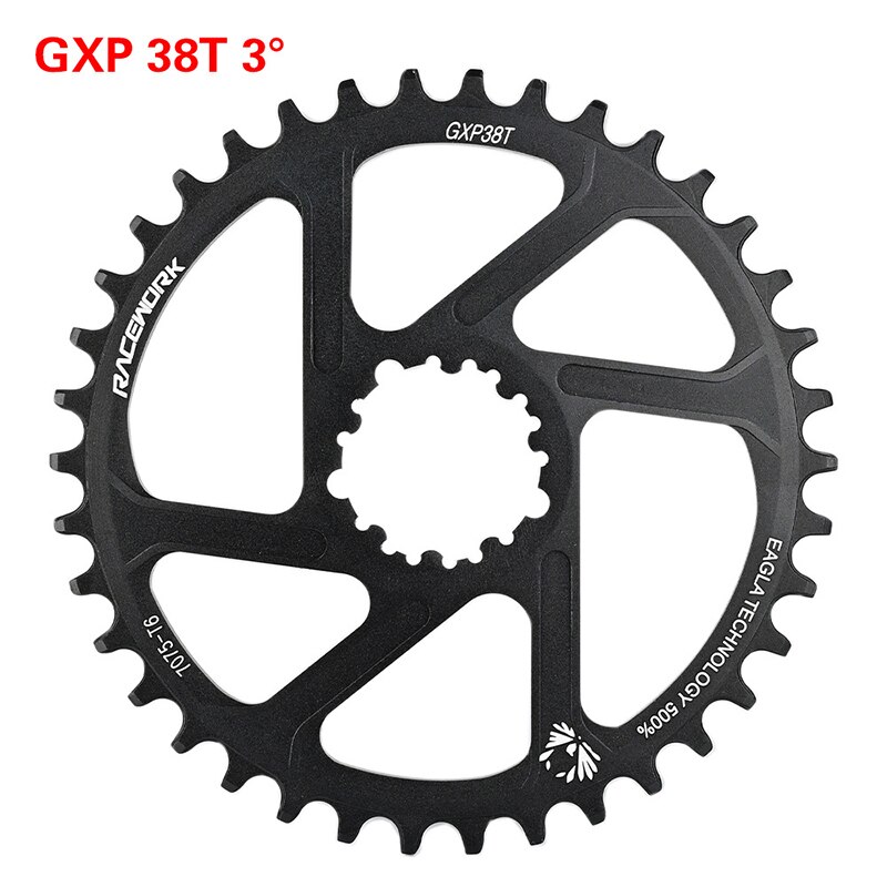 Corrente gxp roda dentada de bicicleta gxp , coroa dentada de bicicleta de montanha 32t/34t/36t/38t: GXP 3mm 38T