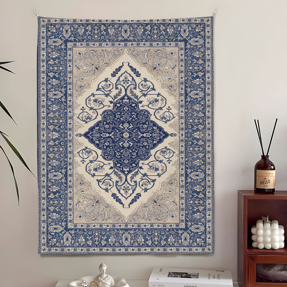 Tapisserie COOL à motif persan HD, parfaite pour la maison et le salon, décor mural de chambre à coucher, bannière d'arrière-plan, Mandala Trippy, tapisserie murale: 230X150 CM / Vert fluo