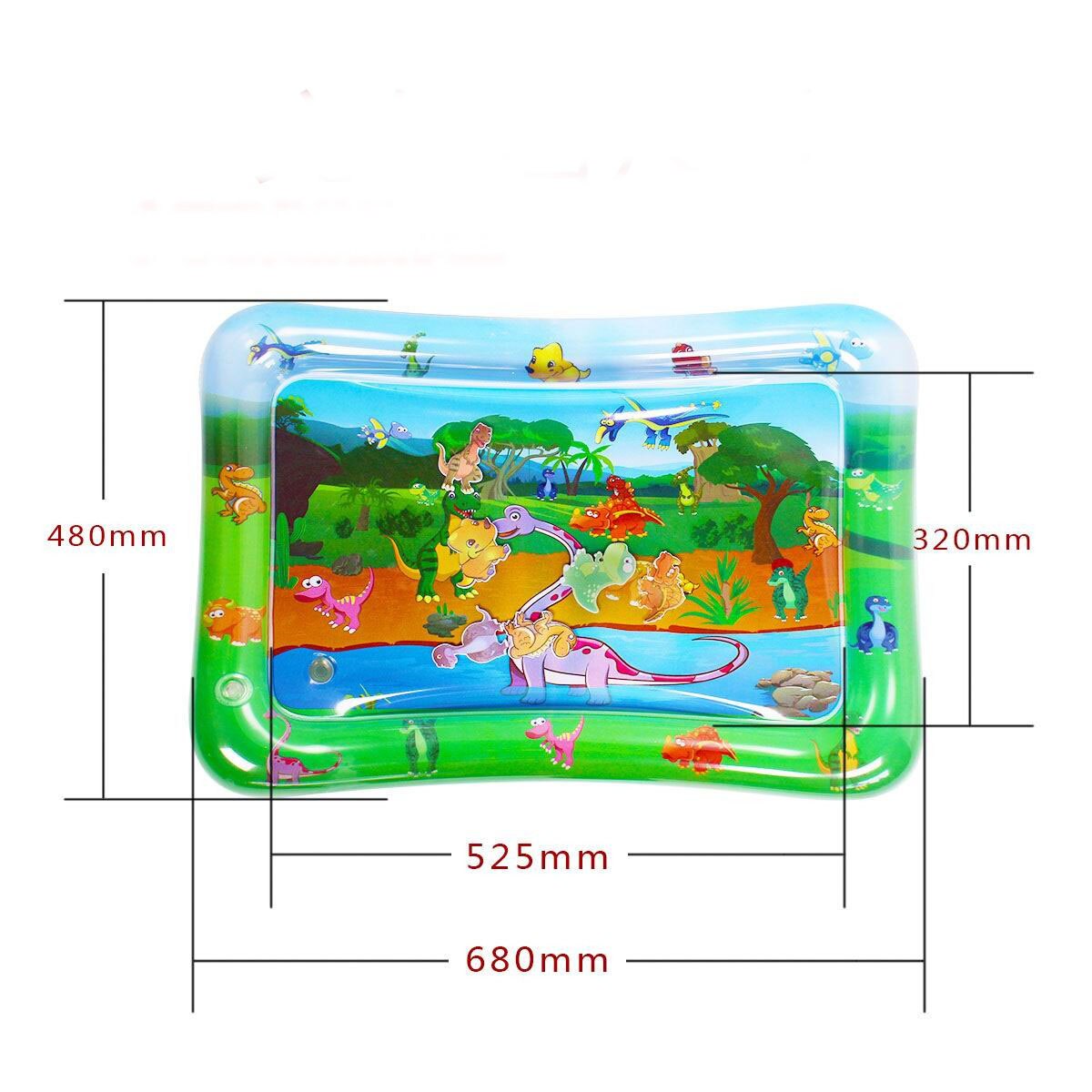 Baby Wasser matt klopfen Pad sprühen Aufblasbare Verschiedene aufbringen Wasser Kissen Marine Leben matt Eis Wasser Zubehör Spielen matt Schwimmbad: Dinosaurier Wasser Pad