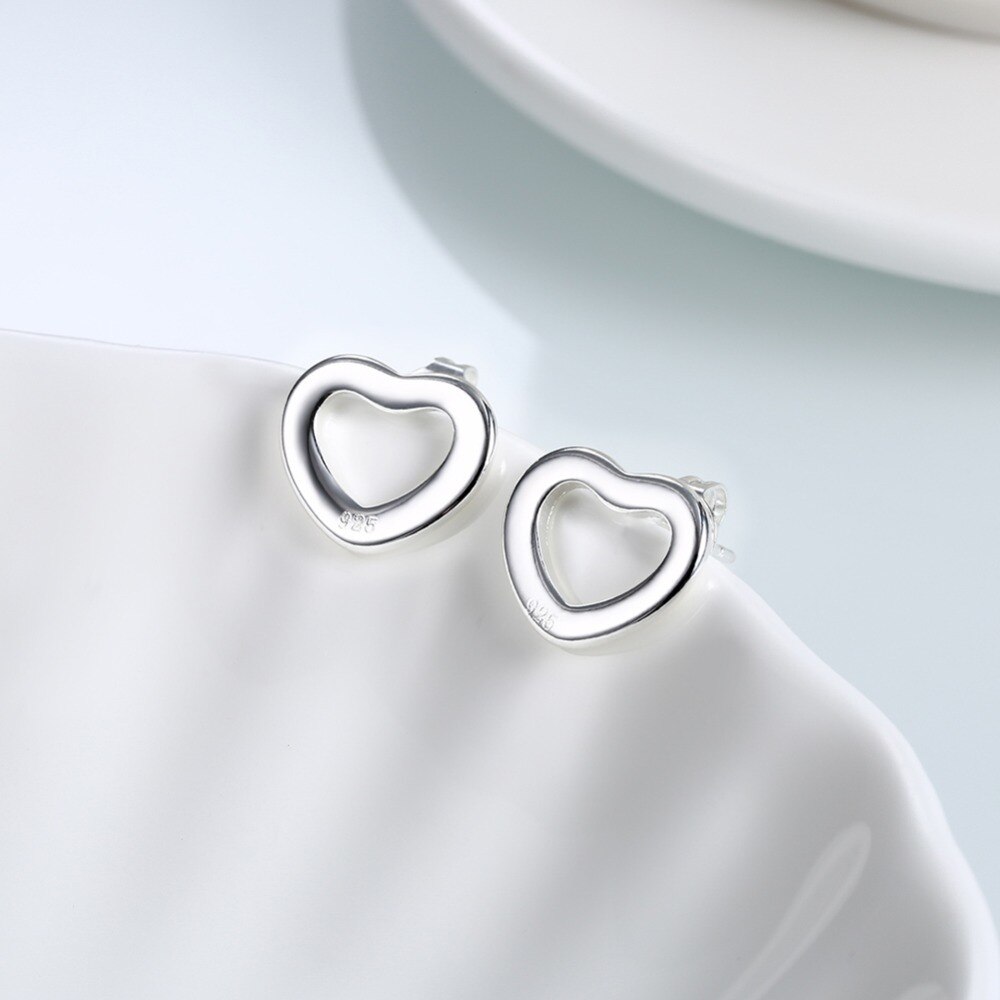 Pendientes de plata de ley 925 para mujer, románticos, de joyería