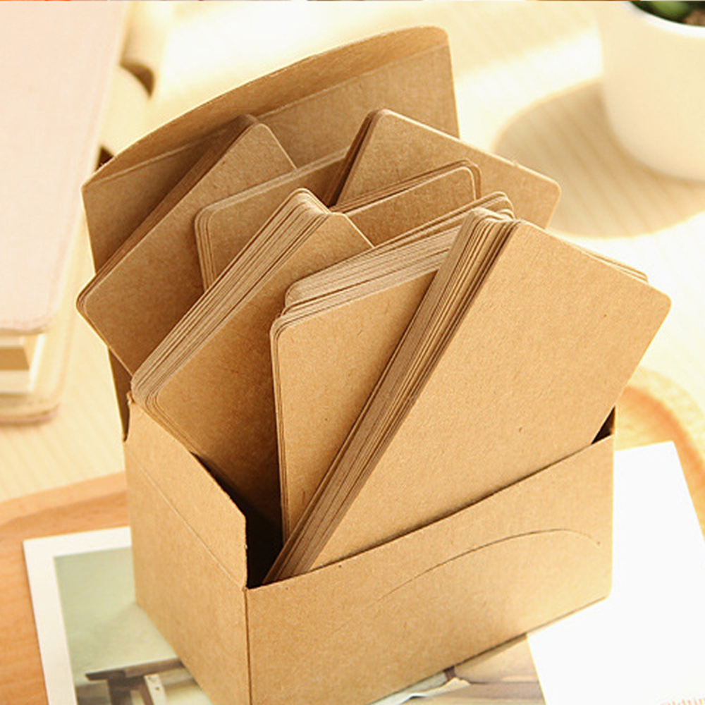 100 Stuks 5.3*9Cm Lege Kaart Voor Visitekaartjes Voor Bericht En Boek Naam Blanco Kaarten Voor Business kaart Bericht Kaarten 300gsm