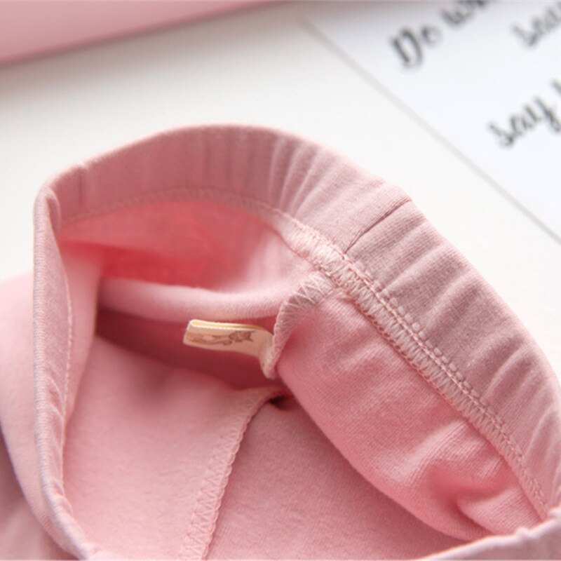 Stile della corea di Autunno della Molla Dei Bambini Delle Ghette del Cotone Della Stampa del Gatto Delle Ragazze Pantaloni Lunghi Abbigliamento Bambini