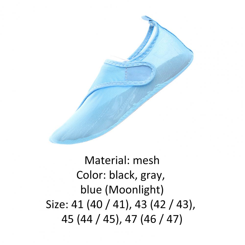 Unisex Breathable Quick-drying Water Sneakers Transparent Swimming Mesh Shoes for Spring/Summer