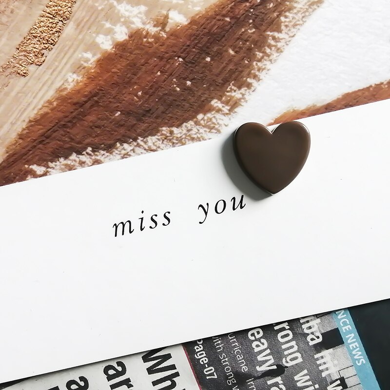 10PCS Cute Mini Fridge Magnets Colorful Love Heart Small Refrigerator Stickers Lovely Photos Wall Magnetic Sticker For Home Deco: 10 PCS Color 11
