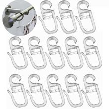 20 Stuks Bed Gordijn Speciale Haak Accessoires Gordijn Opknoping Ring Universele Witte Plastic Gordijn Haken Voor Thuis