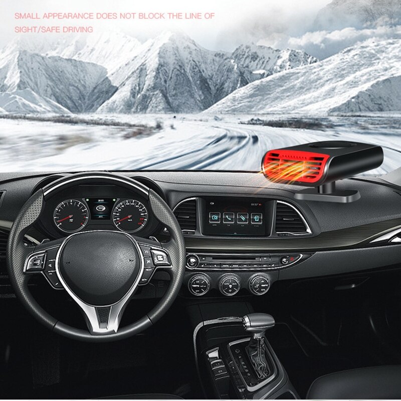 Calentador portátil De 12V para coche, Descongelador, parabrisas, eléctrico, calefacción rápida, ventilador, difusor De aromaterapia