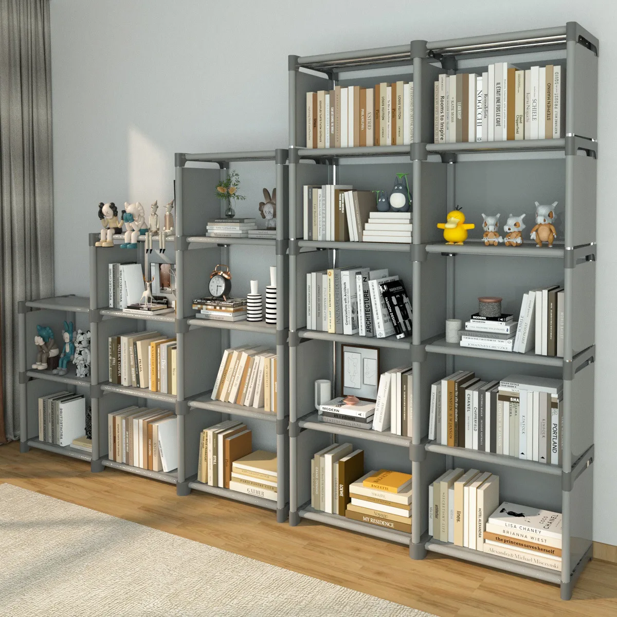 Estantería sencilla, estantería de fácil montaje, se puede mover, estante para desechos para niños, muebles para el hogar, estante para libros, soportes para taquillas de almacenamiento