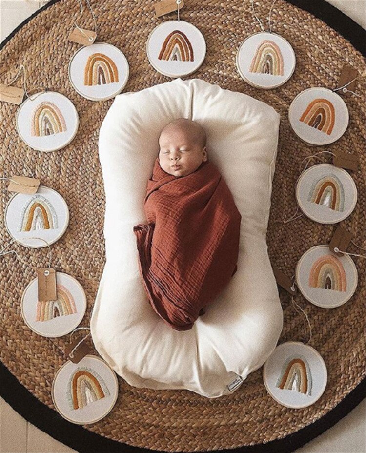 Baby Bionic Bed Lightweight Portable Removable Washable Bionic Uterine Bed Cotton Foldable BB Cotton Crib