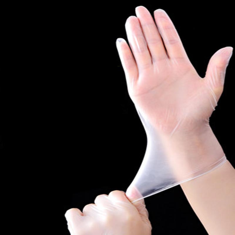 100PCS Disposable Gloves Latex Rubber Cleaning Gloves Universal Home Cleaning Gloves Cooking Restaurant Kitchen Accessories