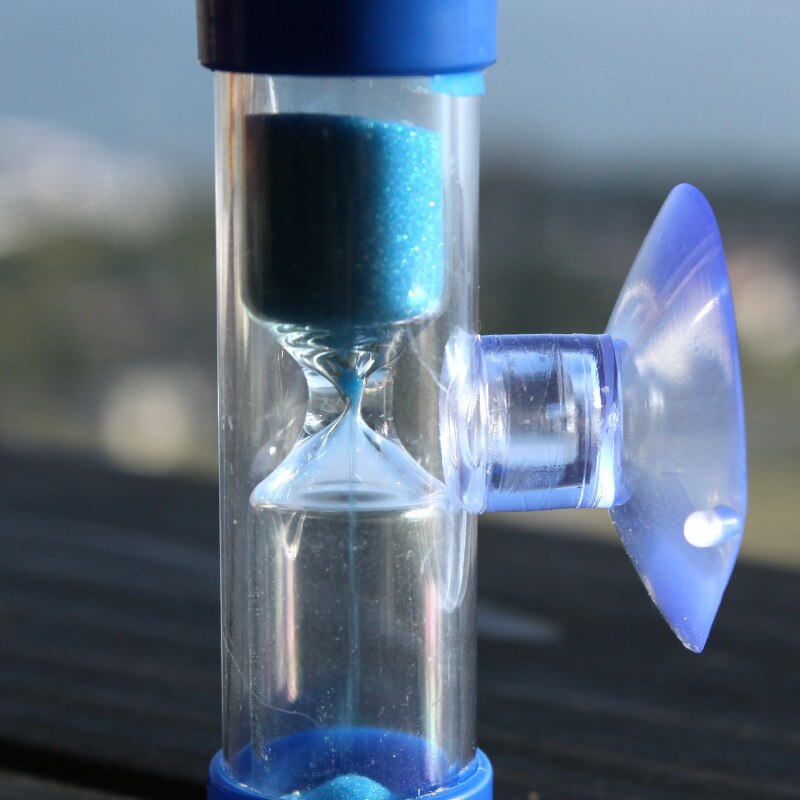 3Min Mini sablier pour minuterie de douche/minuterie de brossage des dents avec ventouse temps sans plomb sablier thermomètre horloge montres