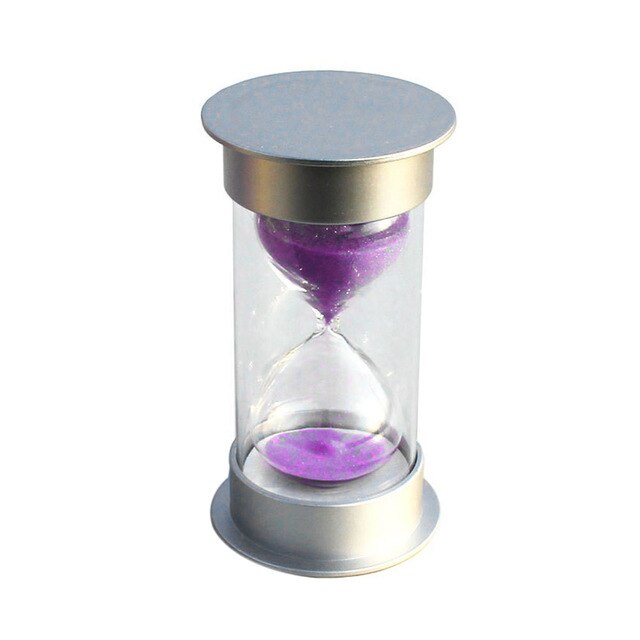 20 Minutes Hourglass Timer Cooking Sand Clock Timer Decor Purple/Pink/Blue: purple sand