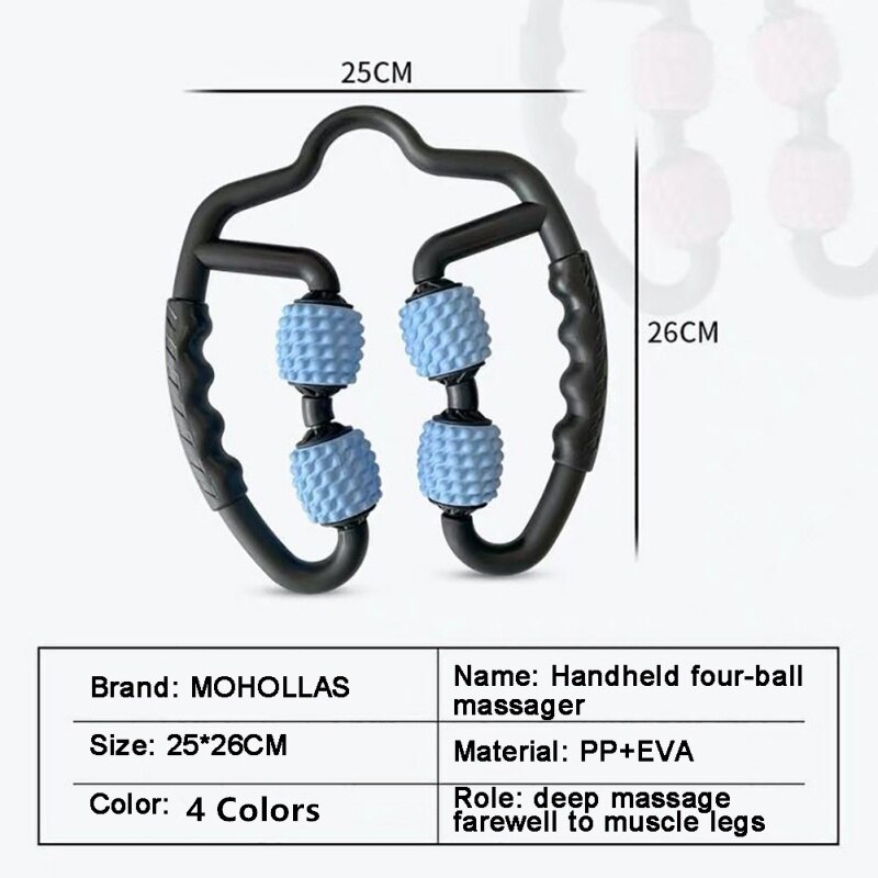 Muscle Relaxer Massage Roller Skinny Leg Massage Therapy Calf Muscles Yoga Fitness Equipment