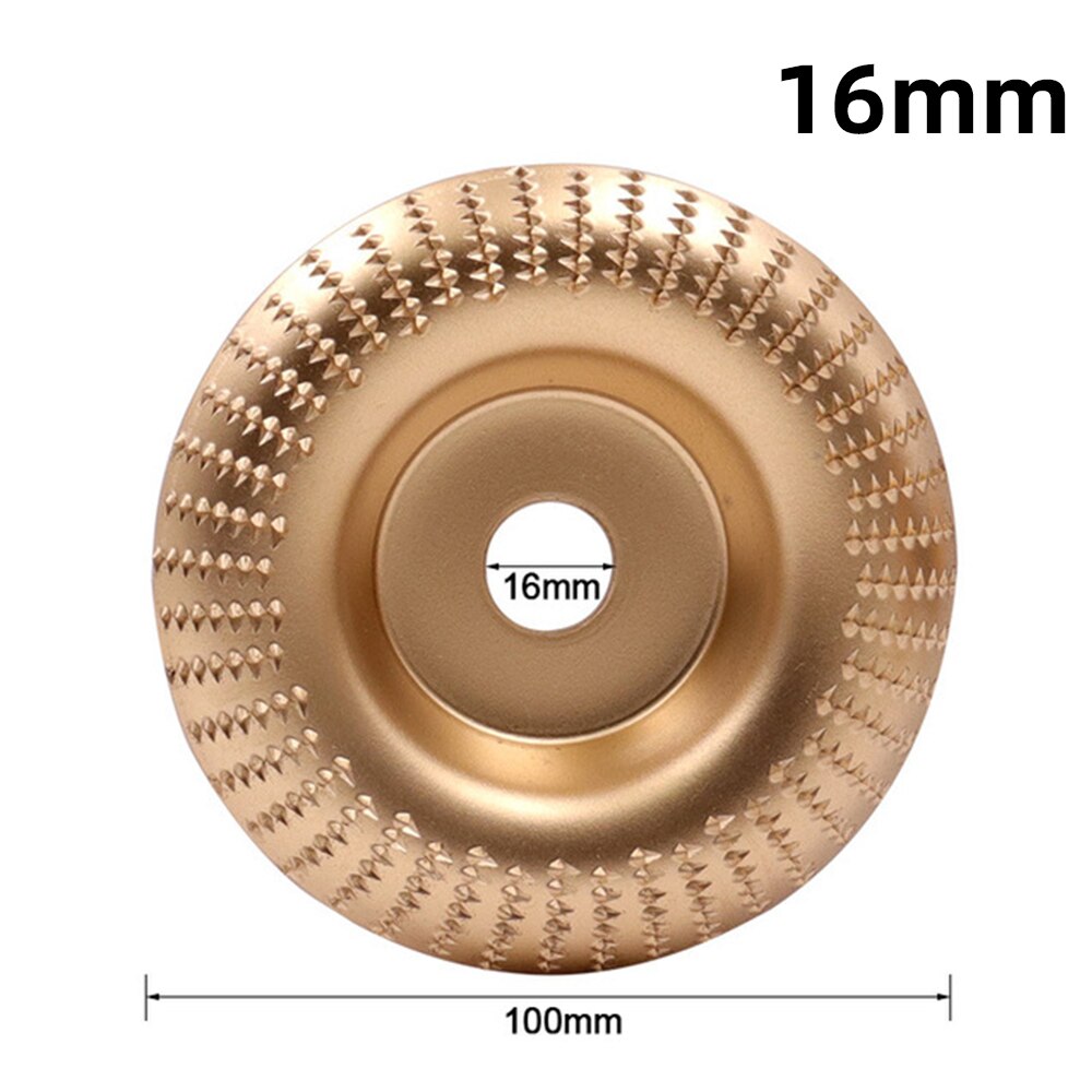 4 Inch Angle Grinder Wood Carving Disc Woodworking Grinding Shaping Wheel Abrasive Rotary Tool for 16/22mm Bore Angle Grinders: Orange