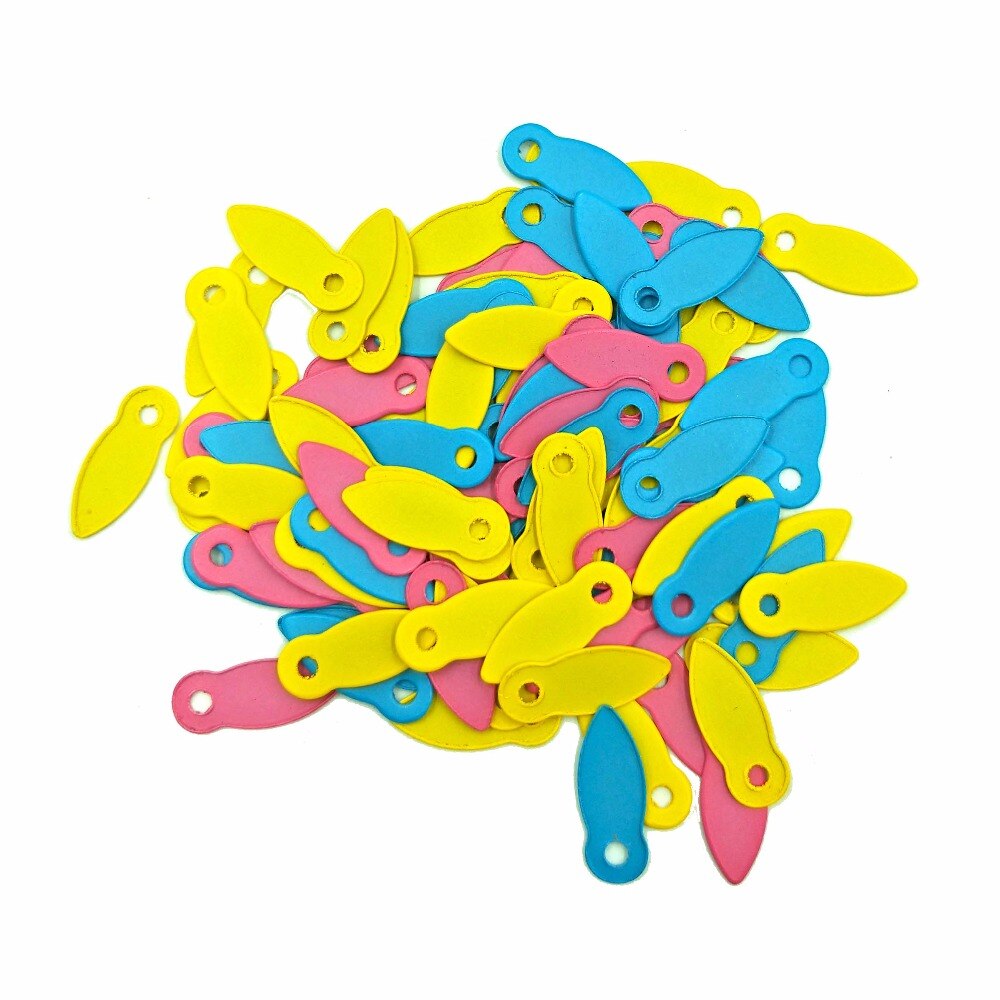 Marco de decoración para álbum de fotos, 100 Uds. + caja de almacenamiento, bricolaje, clavos giratorios para álbum de recortes, botones de adorno, 6 colores