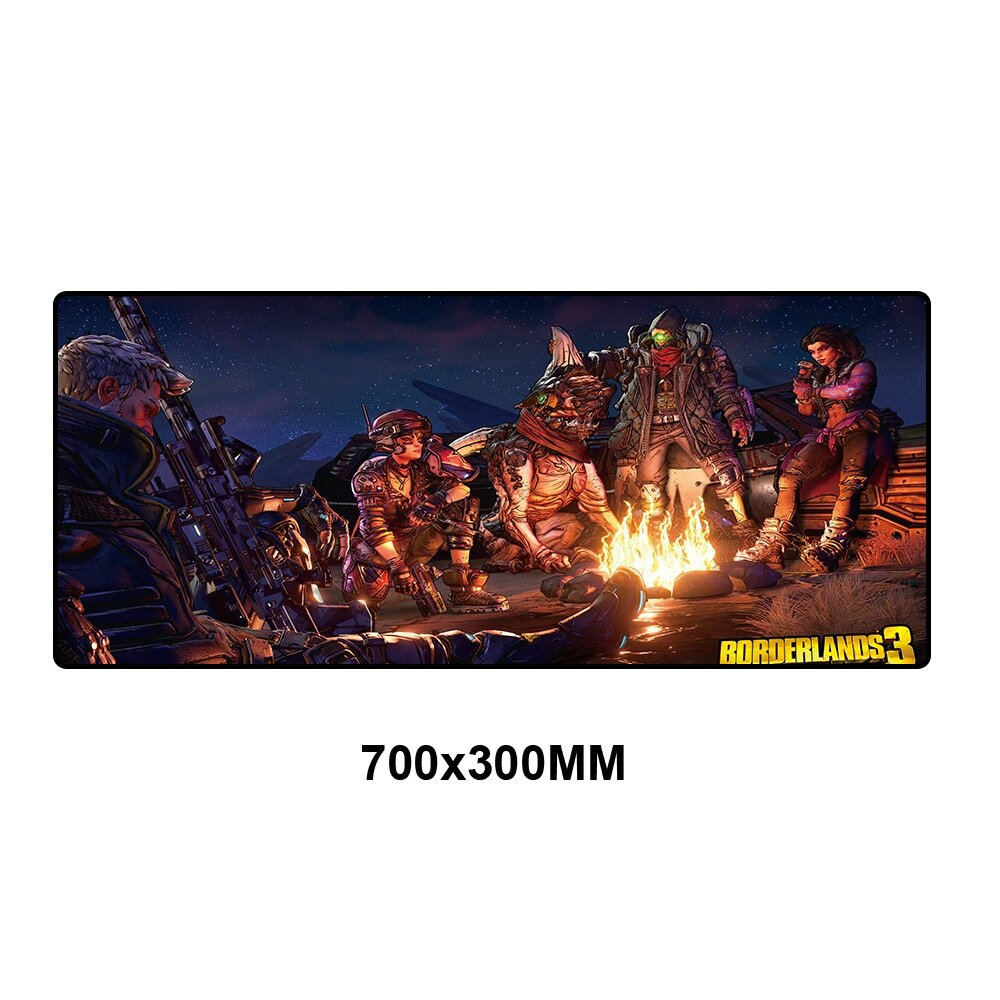 Borderlands Mouse Pad Grote Gaming Mousepad Computer Spelen Pad Game Desktop Pc Muismat Groot Bureau Mat Kantoor Xl Gaming padmouse: WZZD-001