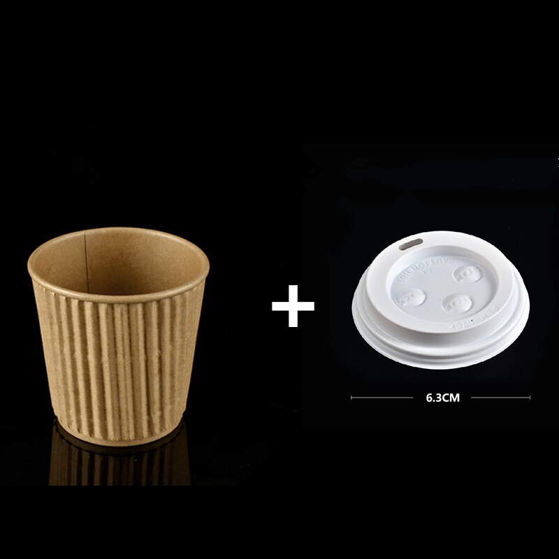 100pcs Disposable coffee cup 4OZ small paper cup y... – Vicedeal