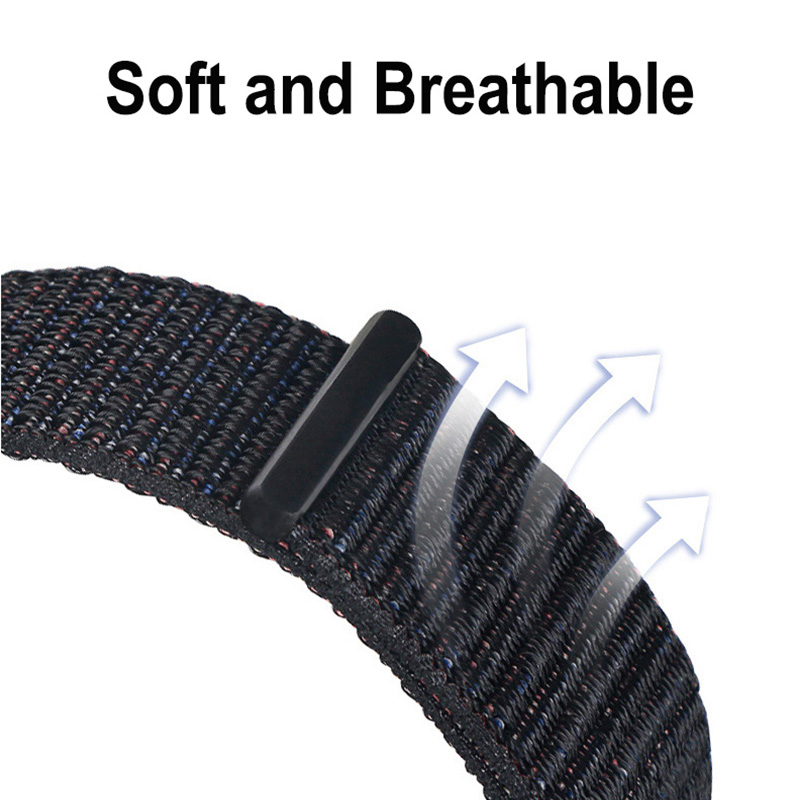 Nylonrem til huawei band 6/6 pro huawei band 6 smartwatch-udskiftningsbælte correa åndbart sportsarmbånd honor band 6- rem