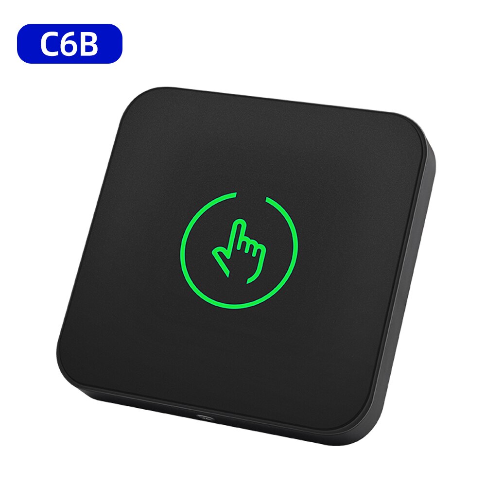 Backlight Push Touch Exit Button Infrared Contactless Door Release Switch for Access Control System With LED Indicator: C6B