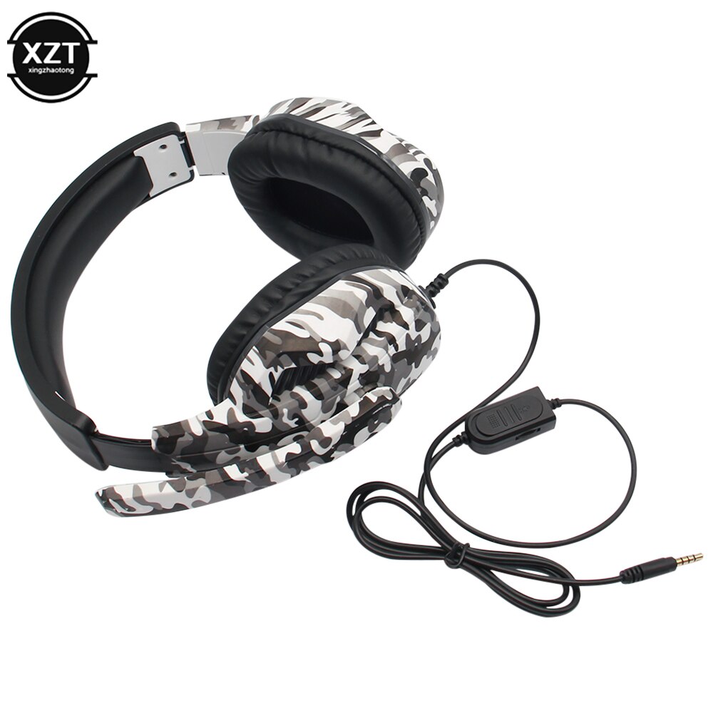 3.5mm Gaming Headset - Camouflage Stereo Headphones with Mic for PS4, Xbox, Switch
