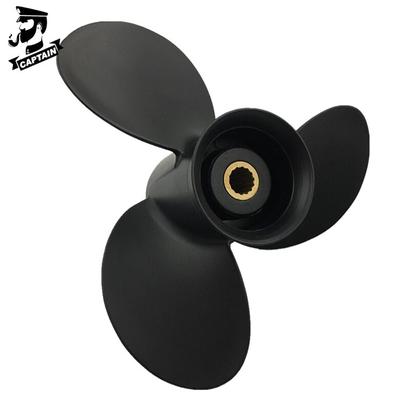 9.9HP 15HP 18HP 20HP 9.25x9 Propeller Fit Tohatsu Outboard Engines MFS15C MFS20C MFS9.9C 14 Tooth Spline 3BAB64518-1