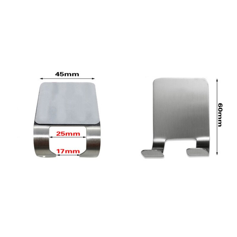 Scheerapparaathouder wandmontage, stootvrije scheerapparaathouder van roestvrij staal voor mannen, badkamer, viscose scheermeshaak, scheermeshouder