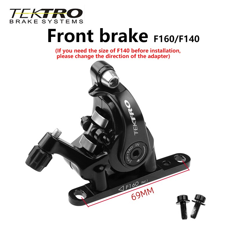 TEKTRO MD-C550 Road Bike Brakes Dual Piston Cable Caliper 160/140mm Road Bike Line Pull Brake Mechanical Bilateral Braking
