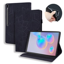 10.5 Inch Voor Samsung T860/T865/Tab S6 Silicone Soft Back Pu Leather Smart Case Voor Samsung t860/T865/Tab S6