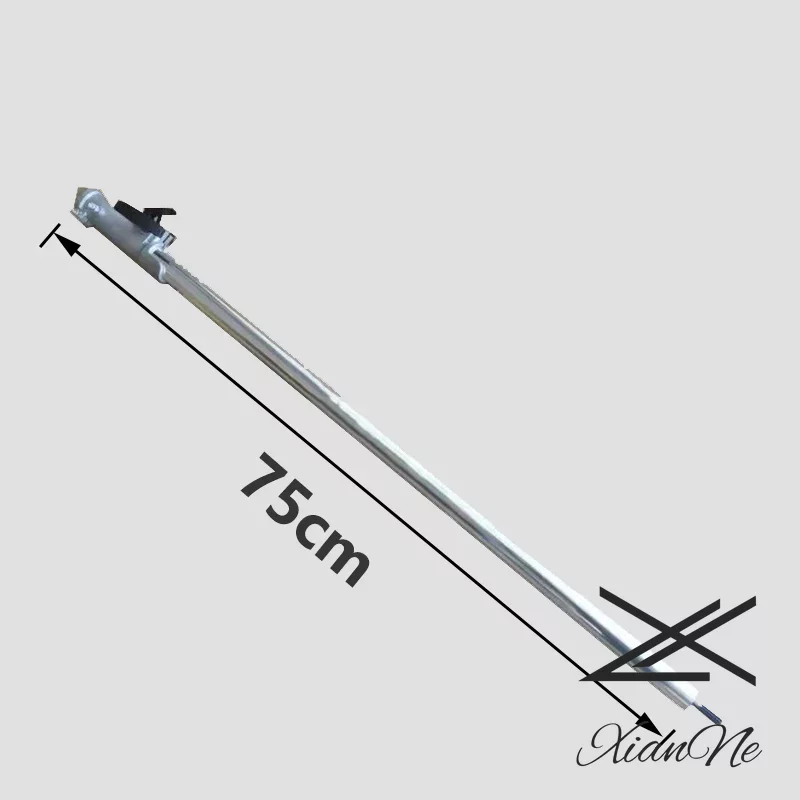 Varilla de extensión de sierra de cadena de ramas altas, tubo de aluminio de 26/28mm, eje de 7/9 dientes, conector rápido, piezas de repuesto para desbrozadora, 75cm