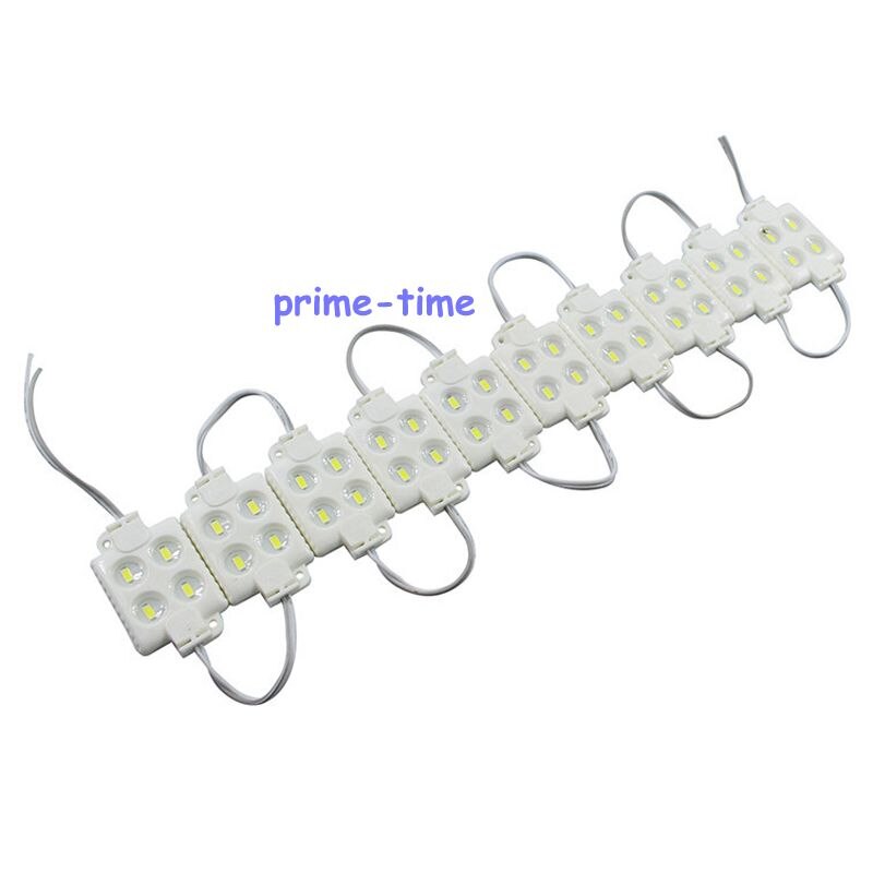 Super heller 100 STÜCKE SMD 5630 4 LED-modul DC12V Injektion wasserdichte IP68 weißes quadrat LED-modul licht für zeichen knapp