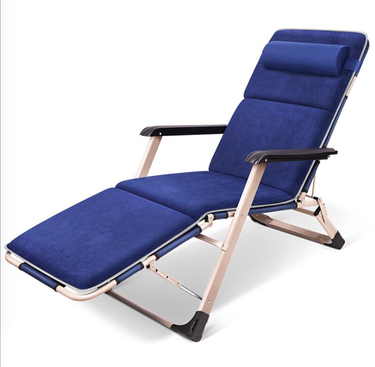 Lounge chair folding bed chair single office siesta bed siesta bed chair lazy backrest easy chair: 7
